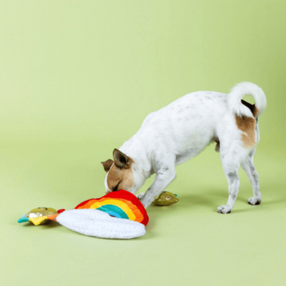 Fringe Studio "Look on the Bright Side" Rainbow Dog Toy