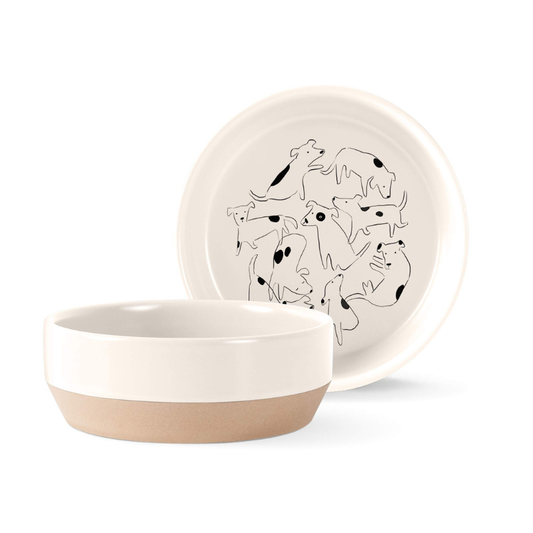 Fringe Studio Nosey Dog Bowl