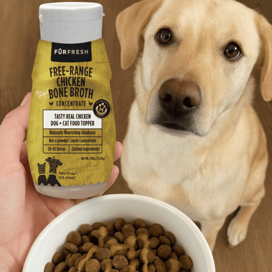 FurFresh Free-Range Chicken Bone Broth Meal Topper
