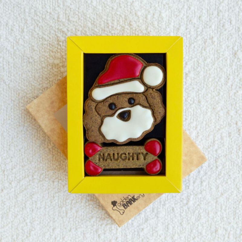Golden BARKery Naughty and Nice Christmas Dog Treat - DOGUE