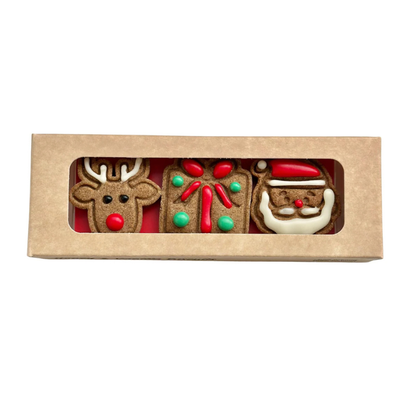 Golden BARKery Christmas Trio Dog Cookies