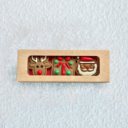 Golden BARKery Christmas Trio Dog Cookies