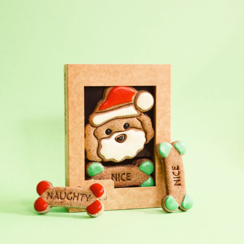 Golden BARKery Naughty and Nice Christmas Dog Treat - DOGUE