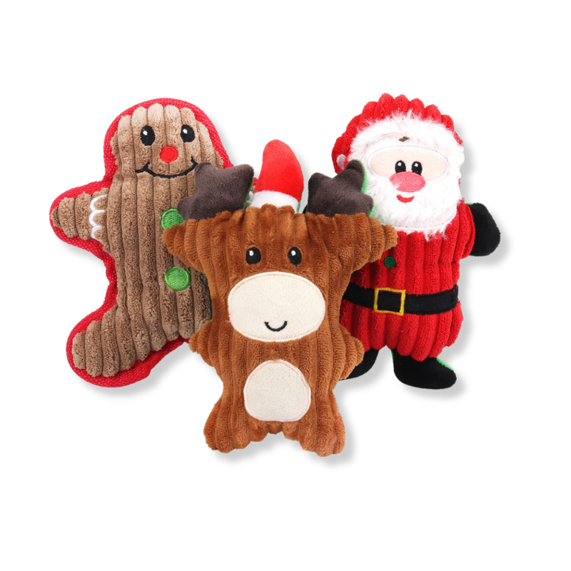 Holiday Plush Dog Toy