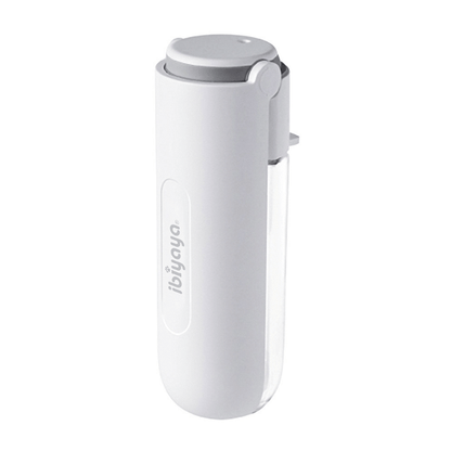 Ibiyaya Pupoasis Fold & Go Water Bottle White