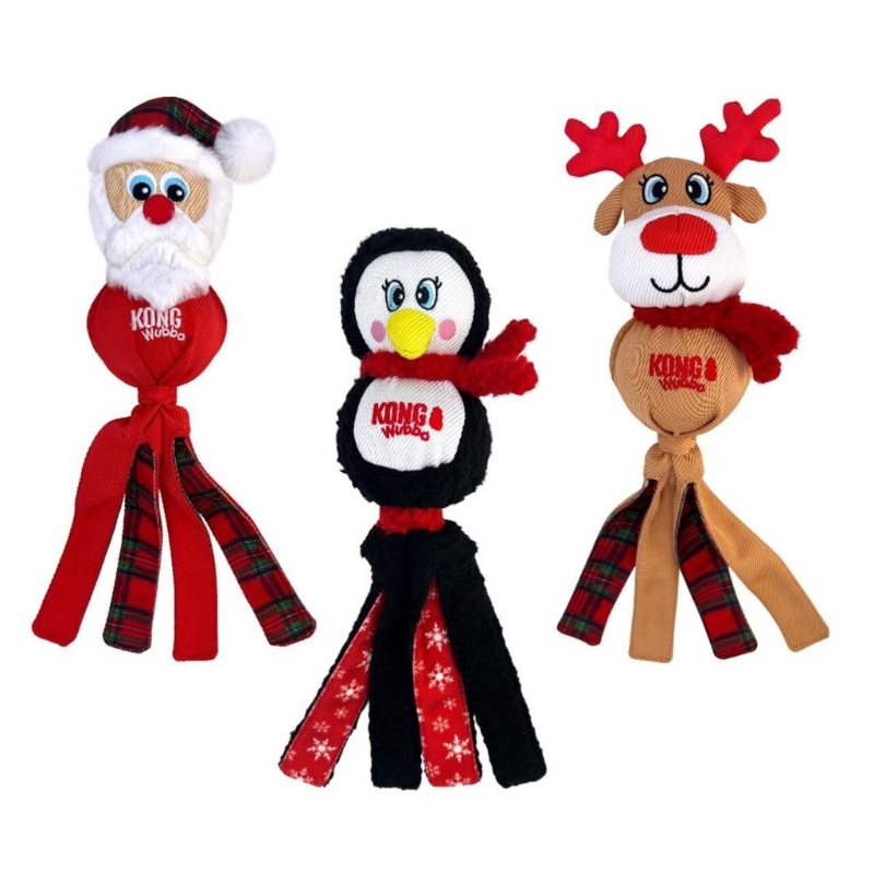 KONG Holiday Wubba Tug Dog Toy Buy Online at DOGUE