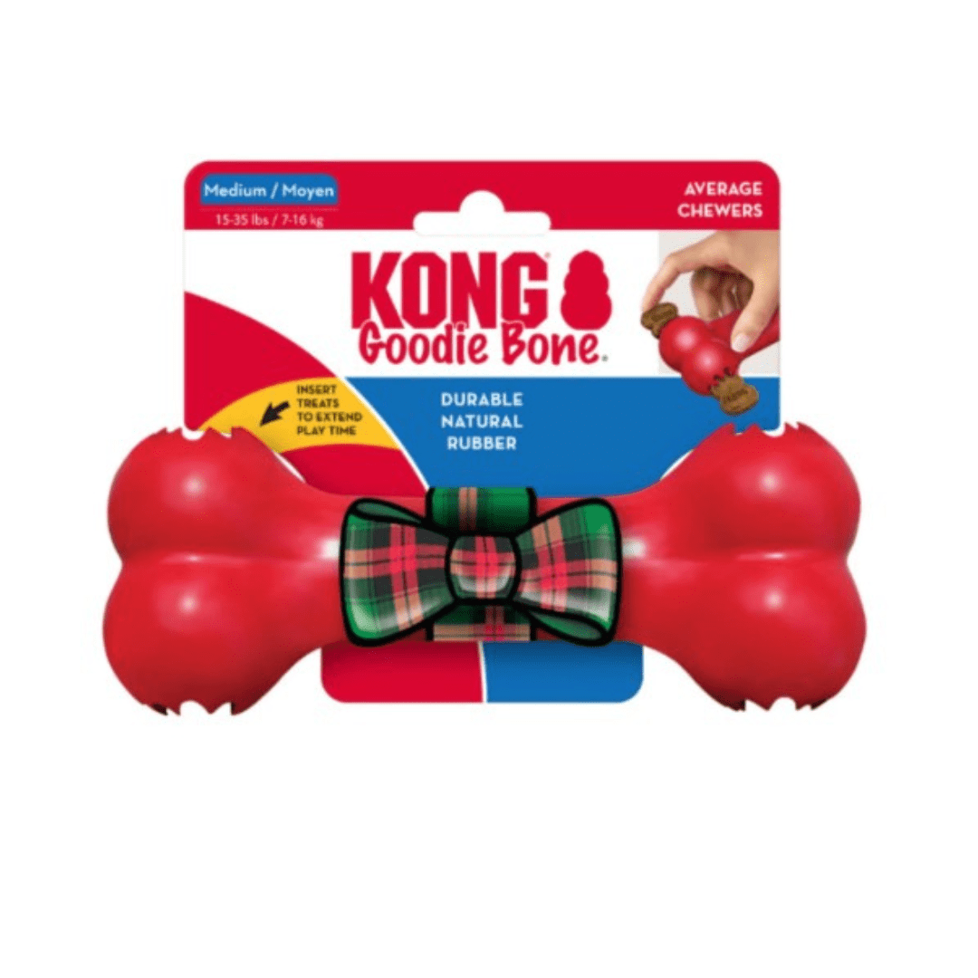 KONG Holiday Goodie Bone Dog Toy - DOGUE