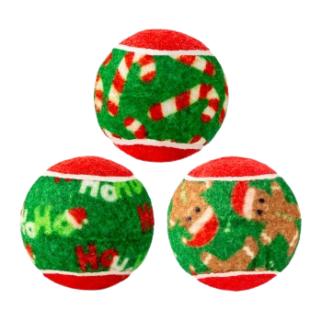 KONG Holiday SqueakAir Balls Dog Toy 6pk