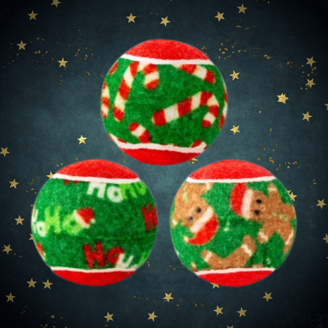 KONG Holiday SqueakAir Balls Dog Toy 6pk