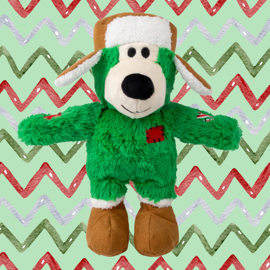 KONG Holiday Wild Knots Bear Dog Toy