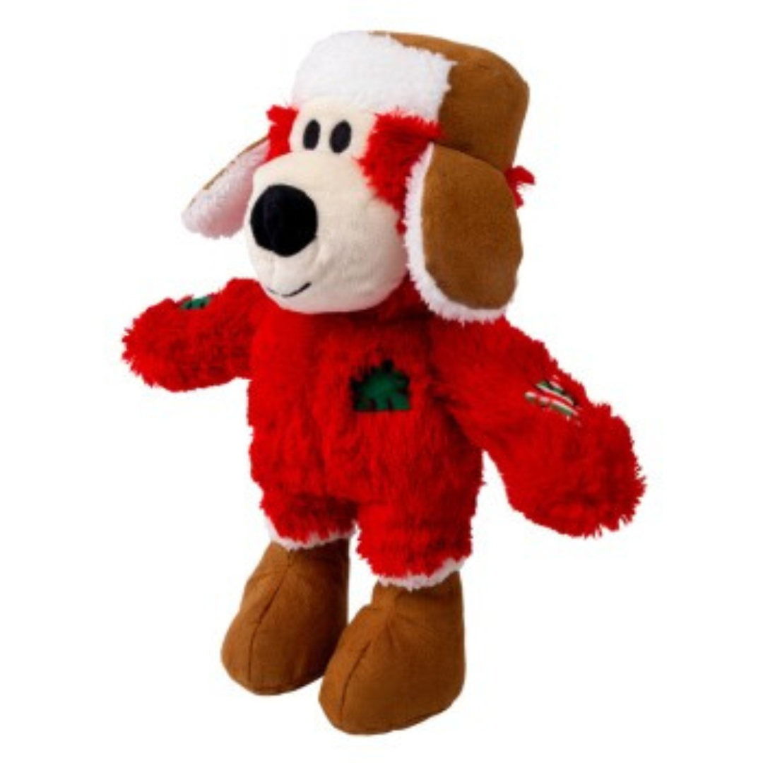 KONG Holiday Wild Knots Bear Dog Toy