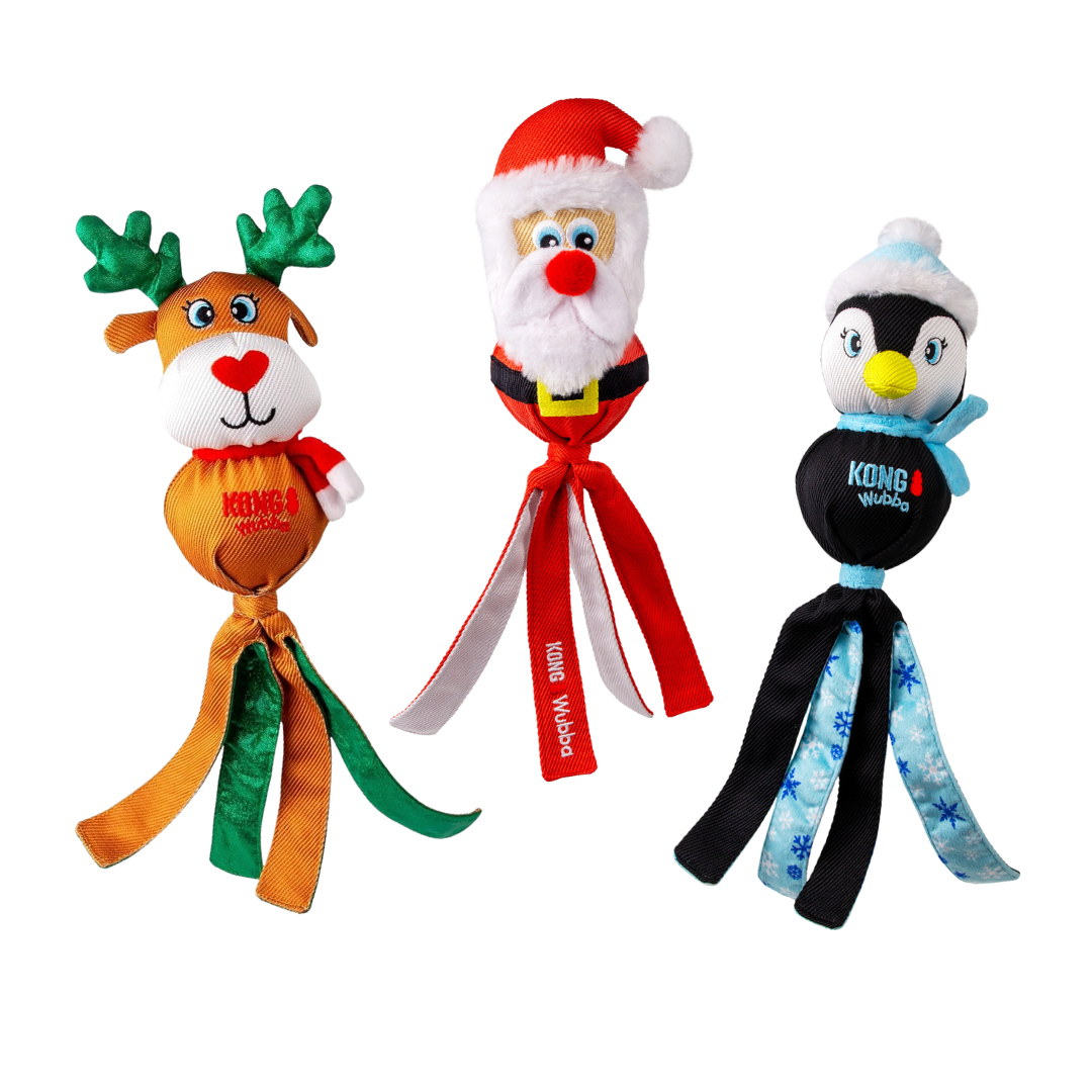 KONG Holiday Wubba Dog Toy