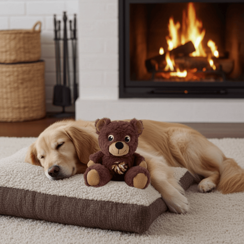 KONG Knots Teddy Bear Dog Toy