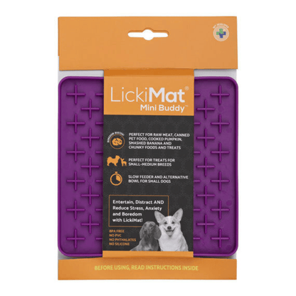 LickiMat Mini Buddy Dog Mat Purple