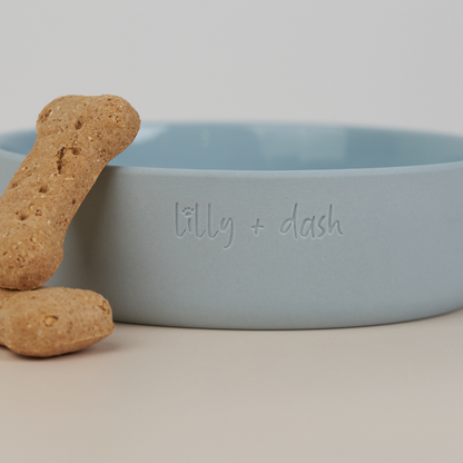 Lilly + Dash Dog Bowl Sky Blue