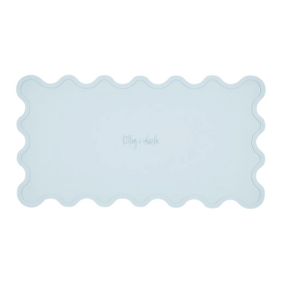 Lilly + Dash Wave Feeding Mat Sky
