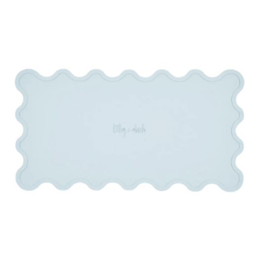 Lilly + Dash Wave Feeding Mat Sky