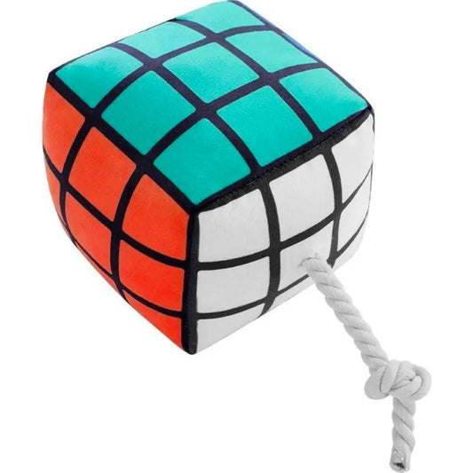 Magic Cube Plush Pet Toy W/ Rope | Buy Online at DOGUE Australia