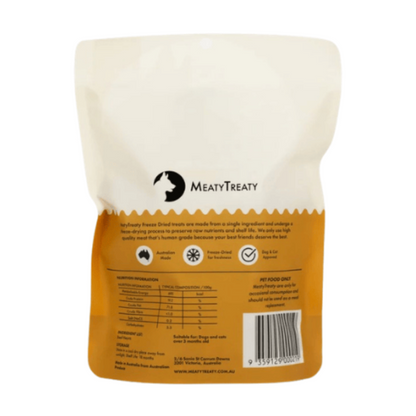 Meaty Treaty Freeze Dried Beef Hearts Dog Treat