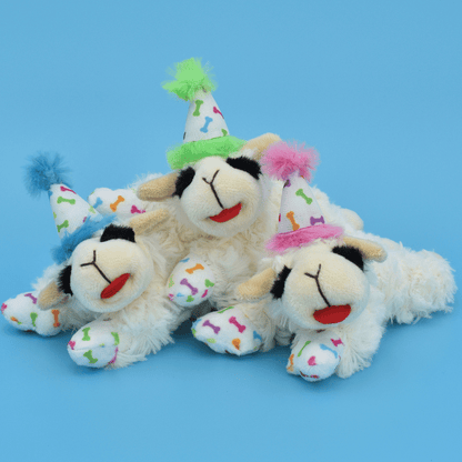 Multipet Birthday Lamb Chop Dog Toy