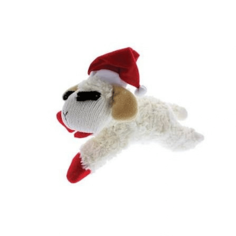 Multipet Christmas Lamb Chop Dog Toy