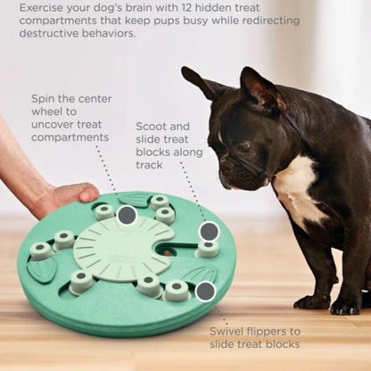 Nina Ottosson Worker Puzzle Dog Toy Green