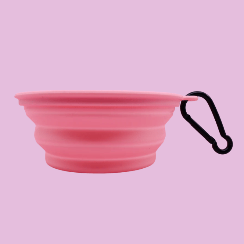 Pablo & Co Collapsible Dog Bowl Pink