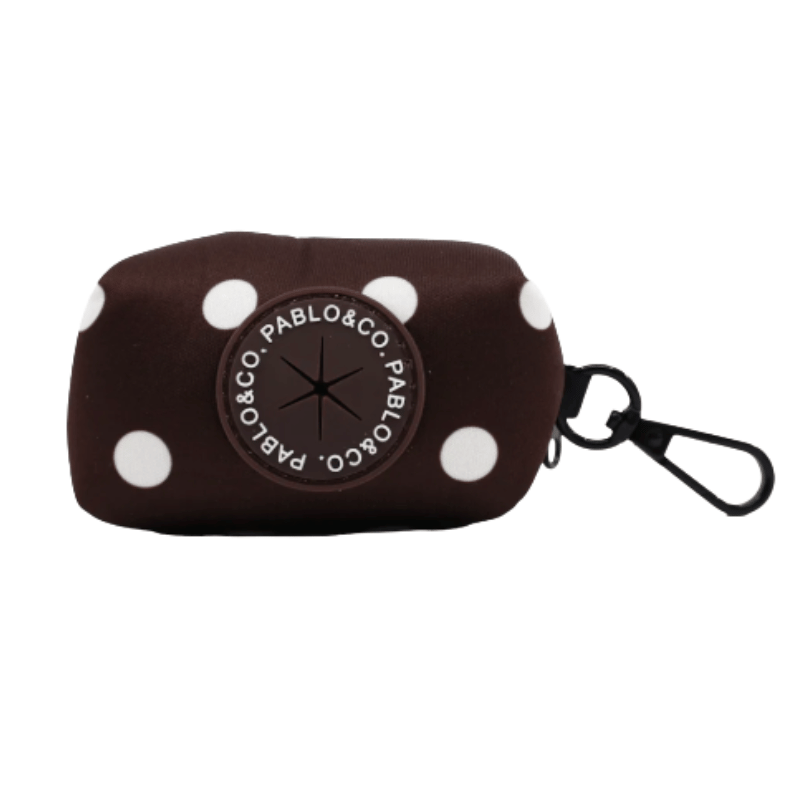 Pablo & Co Polka Dot Poop Bag Holder