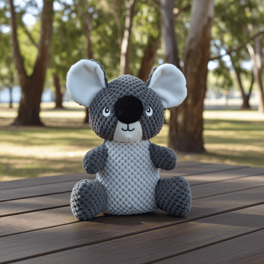 Paw Play Koala Plush Dog Toy