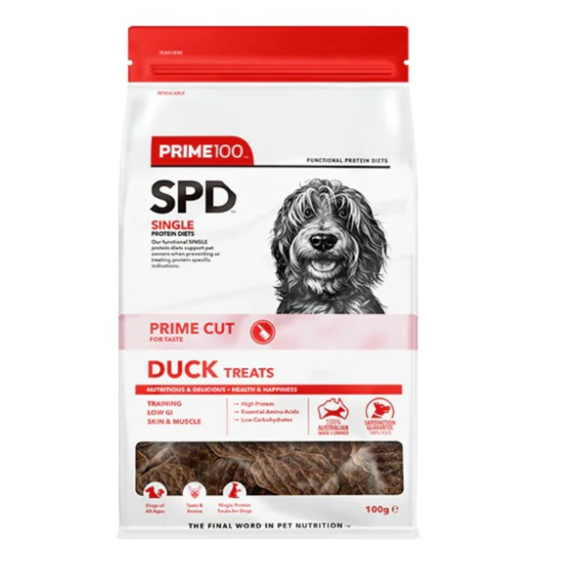 Prime100 SPD Duck Dog Treat 100g