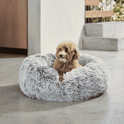 Snooza Calming Cuddler Dog Bed Silver Fox
