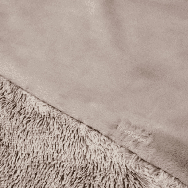 Snooza Calming Cuddler Dog Blanket Mink