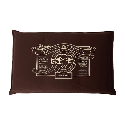 Snooza Spring Futon Dog Bed Chocolate