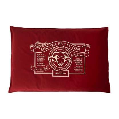 Snooza Spring Futon Dog Bed Rust