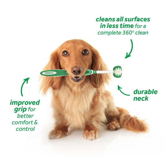 TROPICLEAN Fresh Breath Oral Care Dog Dental Kit | Buy Online at DOGUE Australia
