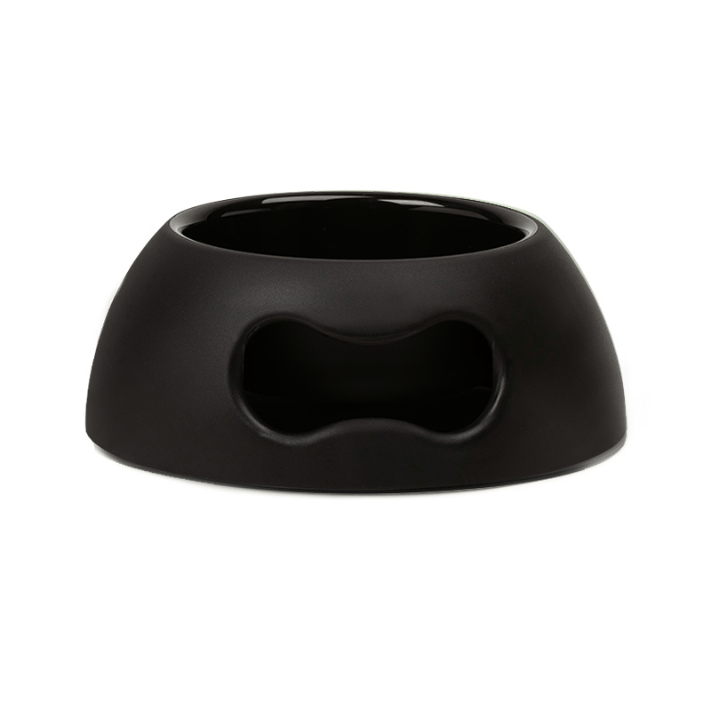 United Pets Pappy Dog Bowl Black