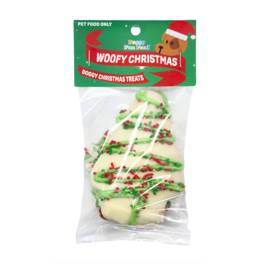 Wagalot Woofy Christmas Tree Dog Treat 2-pack
