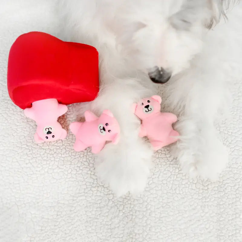 ZippyPaws Burrow Heart n' Bears Dog Toy | Buy Online at DOGUE Australia