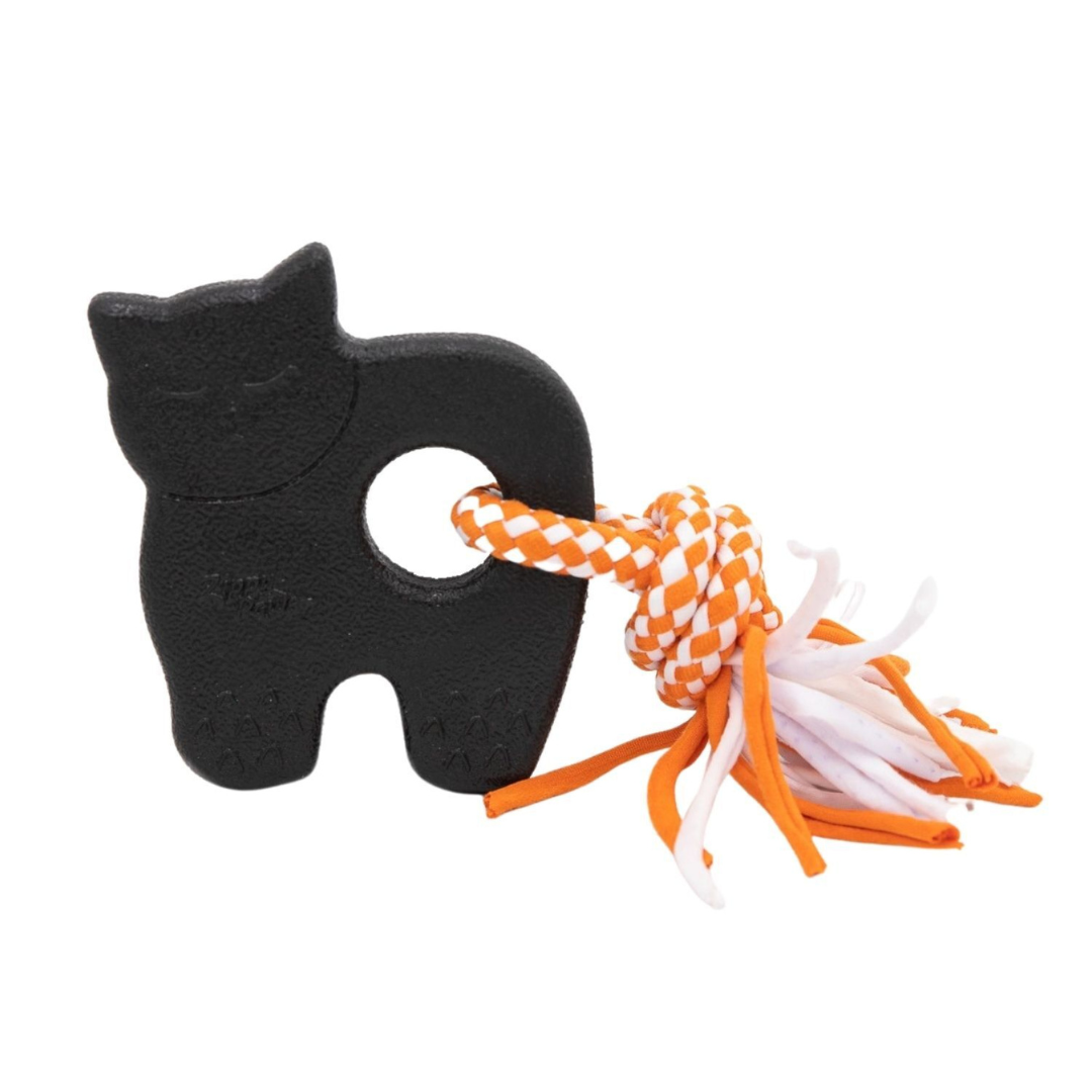 ZippyPaws Halloween ZippyTuff Teetherz Black Cat - DOGUE
