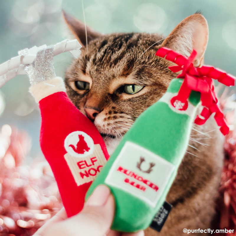 ZippyPaws Holiday Catnip Crusherz Cat Toy 2pk