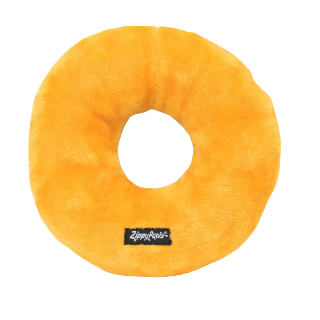 ZippyPaws Holiday Donutz Gingerbread Dog Toy
