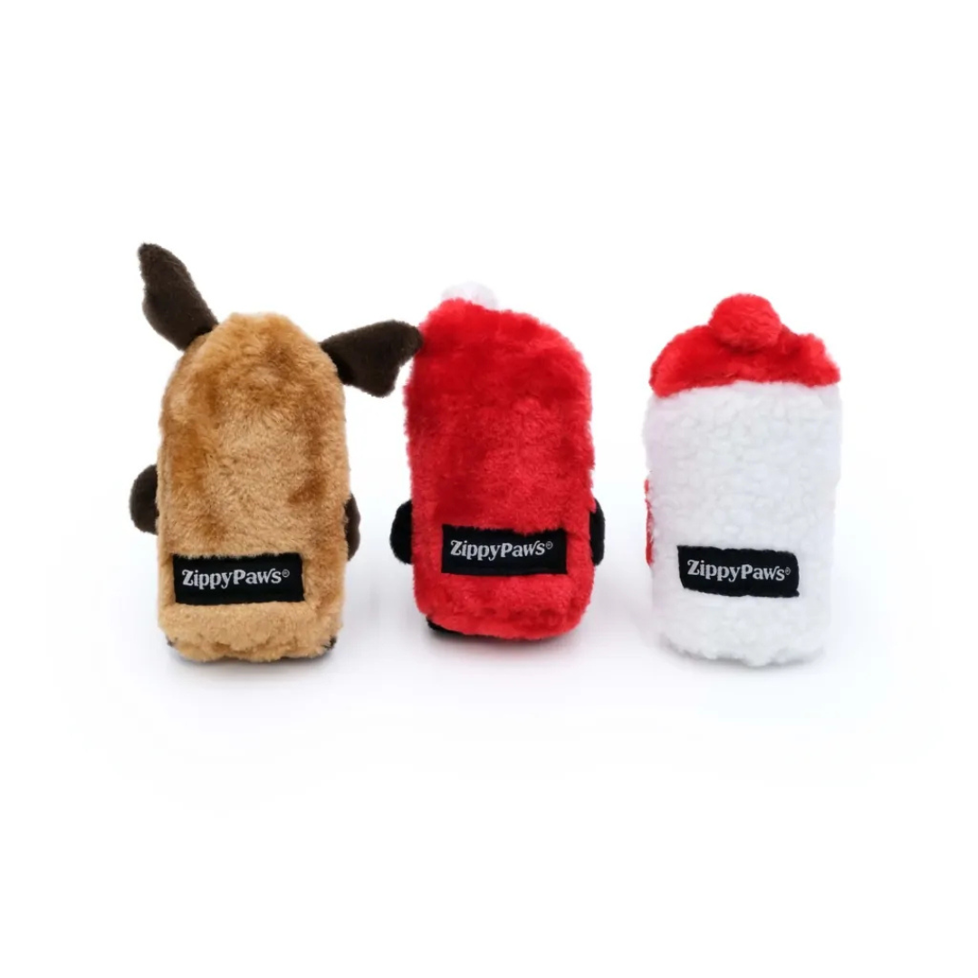 ZippyPaws Holiday Squeakie Buddies Dog Toy