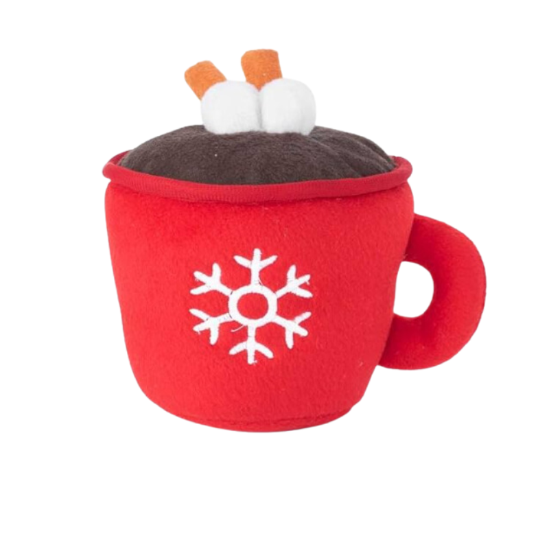 ZippyPaws Holiday Hot Cocoa Dog Toy DOGUE