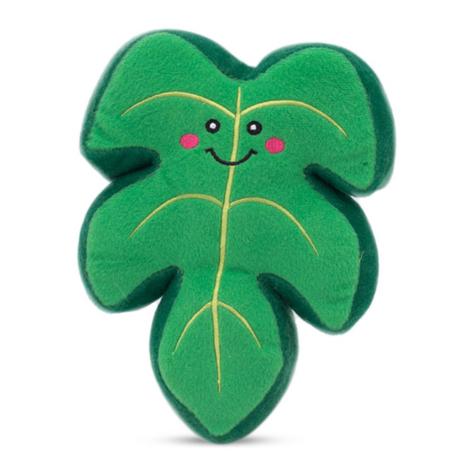 ZippyPaws Squeakie Pattiez Monstera Dog Toy