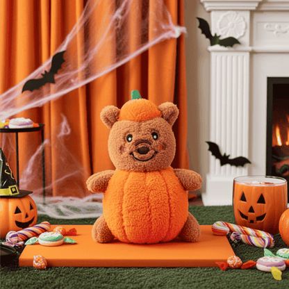 ZippyPaws Cheeky Chumz Pumpkin Dog Toy - DOGUE