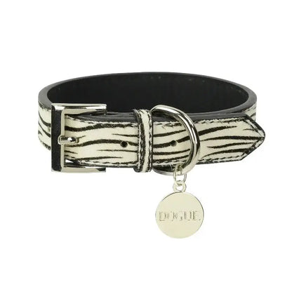 DOGUE Leather Animal Print Dog Collar - DOGUE