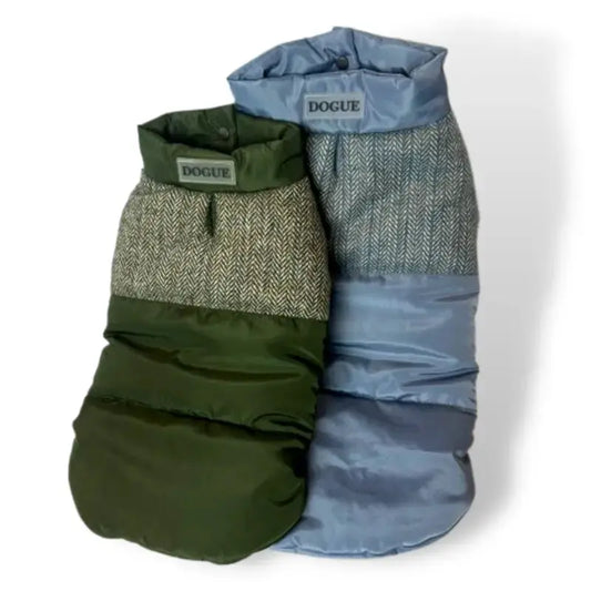 DOGUE Tweed Puffer Dog Jacket - DOGUE