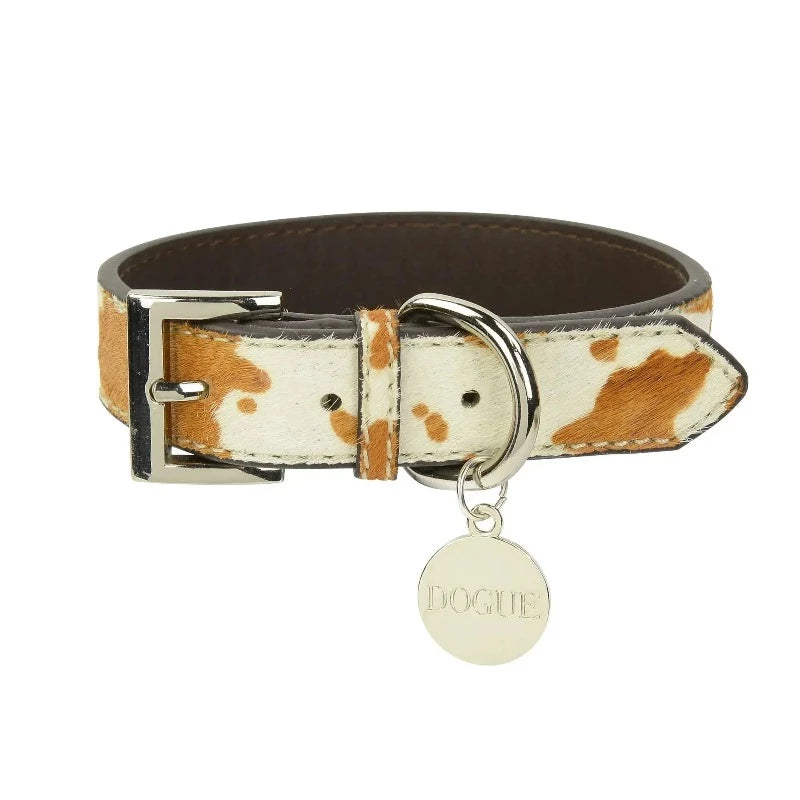 DOGUE Leather Animal Print Collar | Buy Online at DOGUE Australia