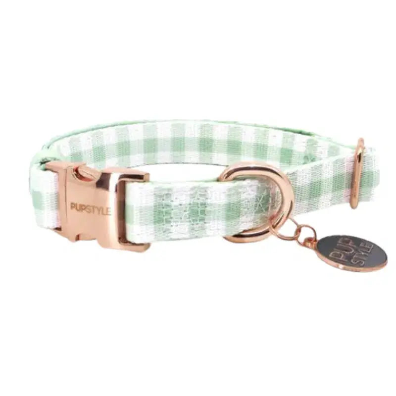 PUPSTYLE Gingham Dog Collar - Main Image