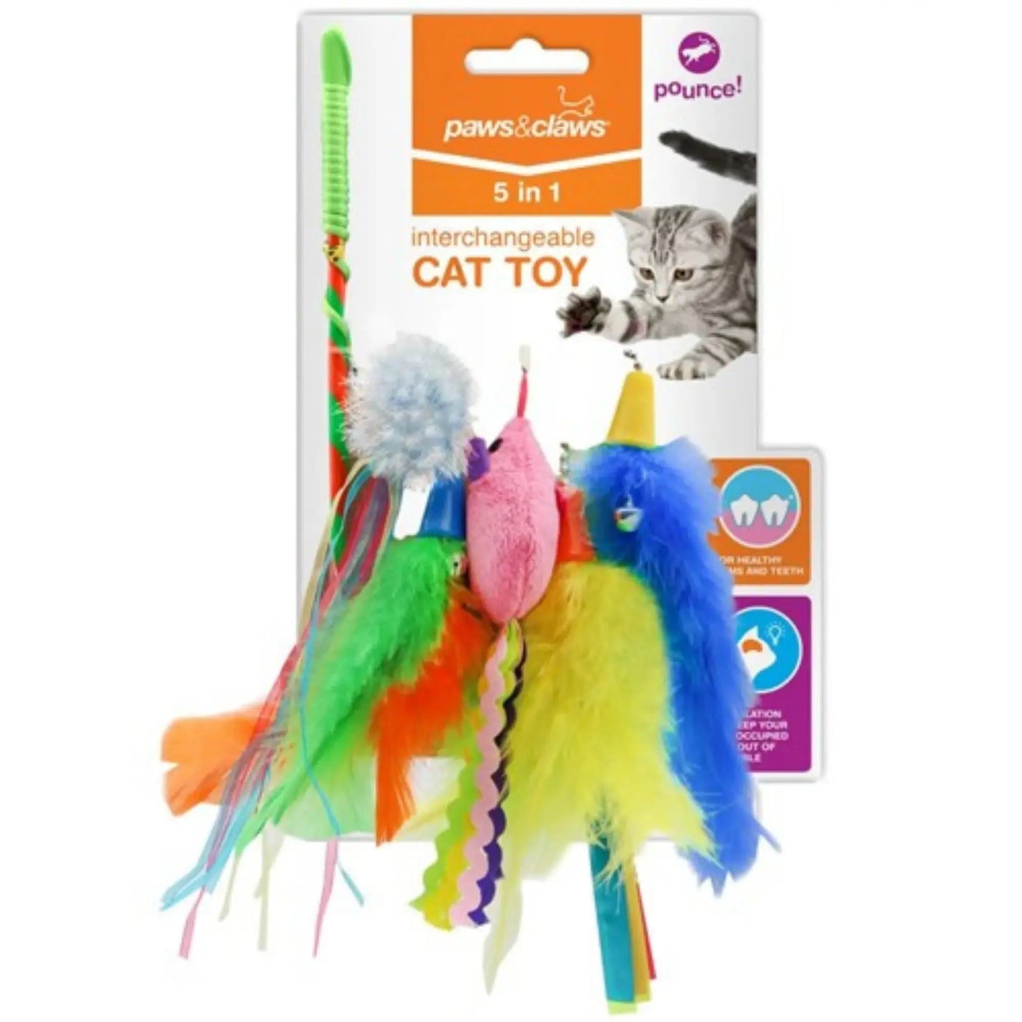 Cat Dangler Toy 5 in 1 | Buy Online at DOGUE Australia
